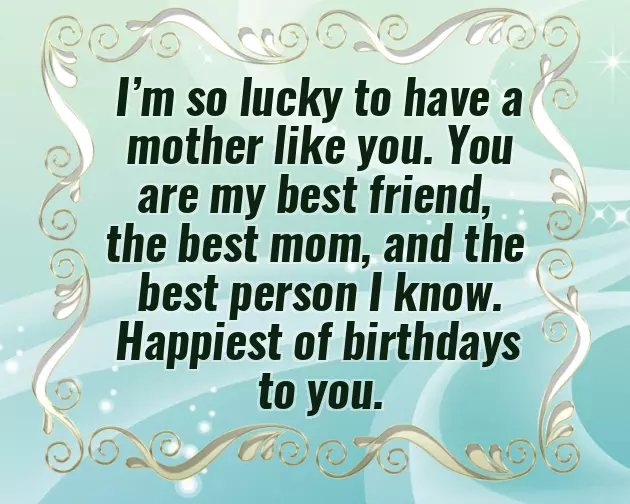 Birthday Thought For Mama
