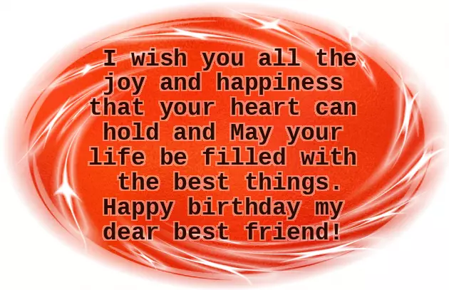 Birthday Greetings For A Best Friend Female