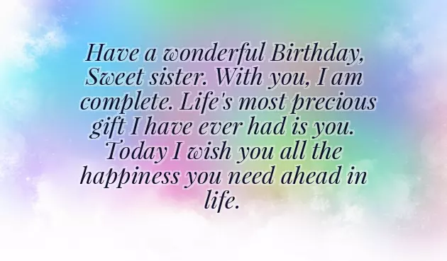 Birthday Wishes For Little Cute Sister Birthday Wishes For Little Cute Sister