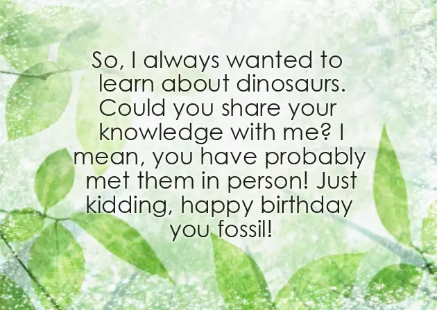 Humorous Birthday Wishes For Friend