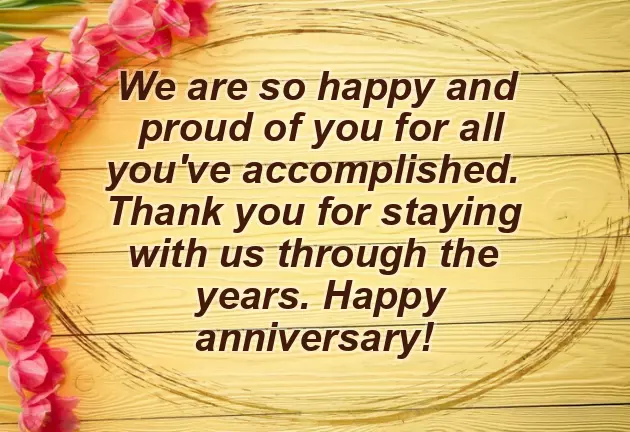 Congratulations 10 Years