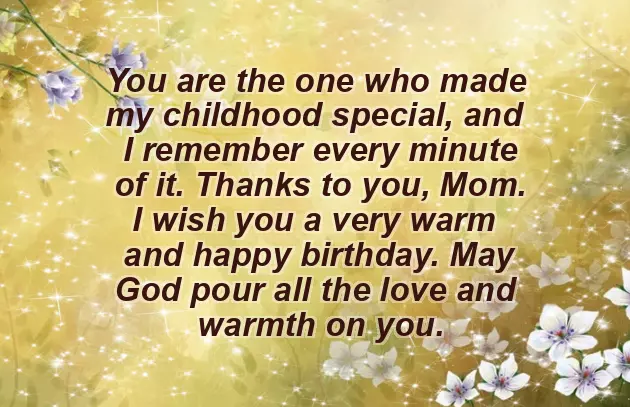 Happy Birthday To My Mum Quote