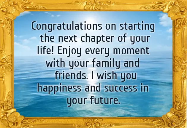Congratulations On Your New Chapter