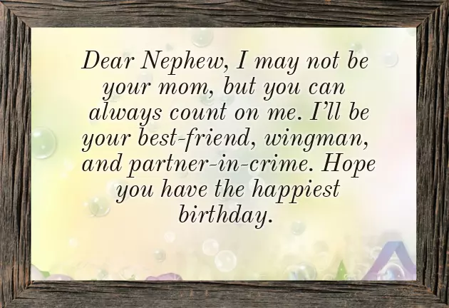 Birthday Wishes For My Nephew