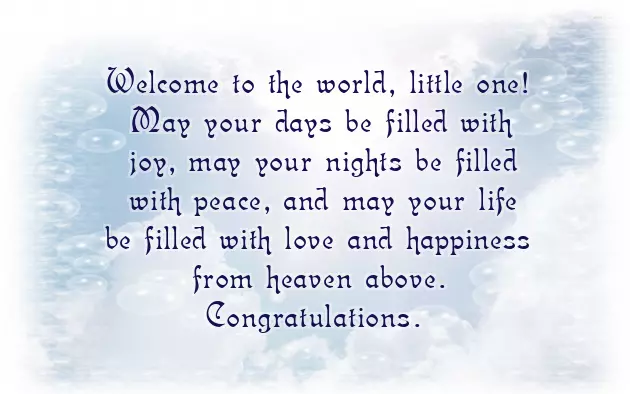 Greetings On Baby Shower