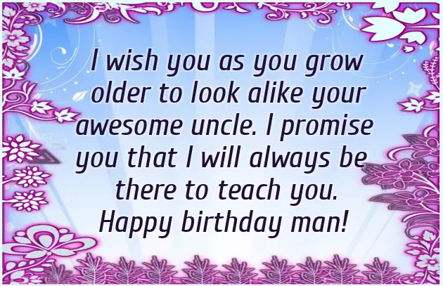 Happy Fathers Day Wishes To My Nephew