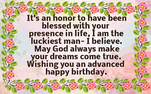 Happy Birthday My Life My Wife