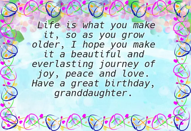 Happy 16Th Birthday Wishes For Granddaughter
