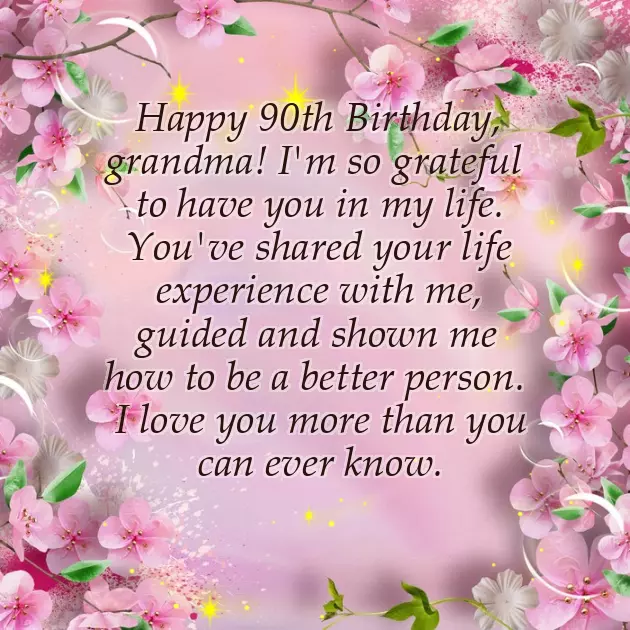 Happy Birthday Greetings For Grandmother