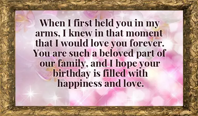 First Birthday Wishes For My Baby Girl