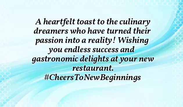 Congratulations On Your New Restaurant Opening Congratulations On Your New Restaurant Opening