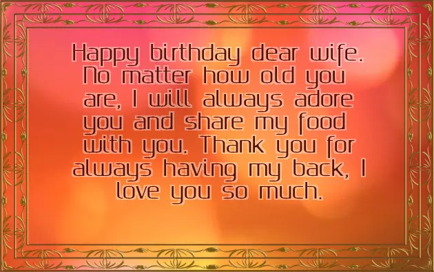 Lovely Birthday Quotes For Wife