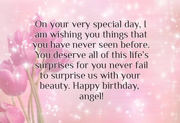 Happy Birthday Beautiful Angel
