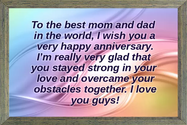 Happy Anniversary Mum Dad Happy Anniversary Mum Dad