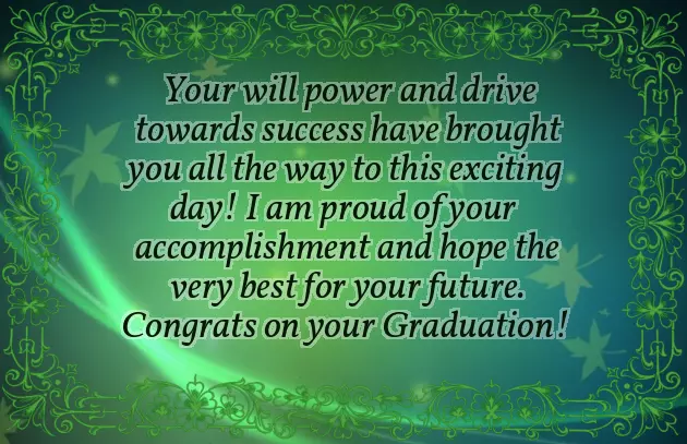 Spiritual Graduation Message