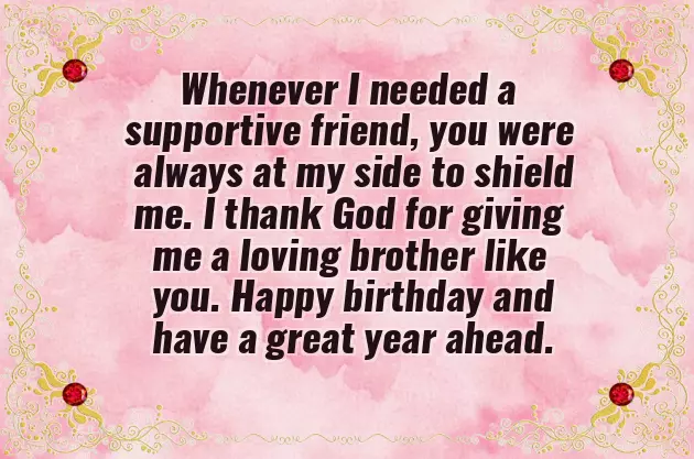 Happy Birthday Brother Short Wishes