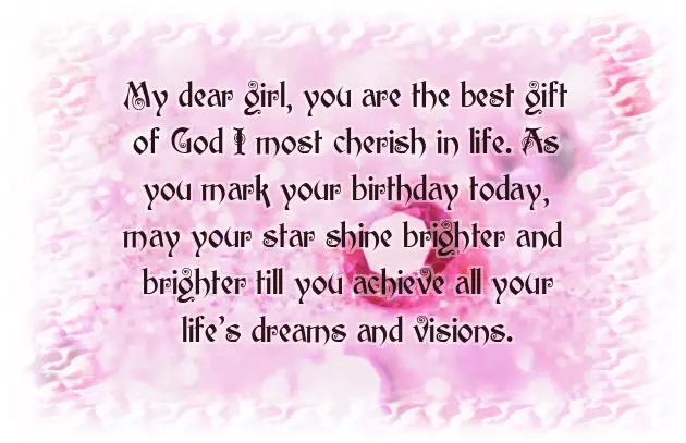 Wish To Birthday Girl