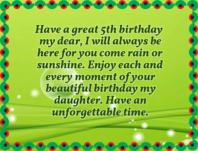 5 Birthday Wishes For Daughter