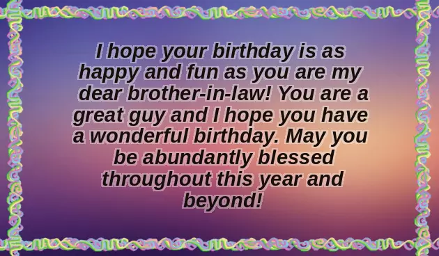 Happy Birthday To You My Lovely Brother