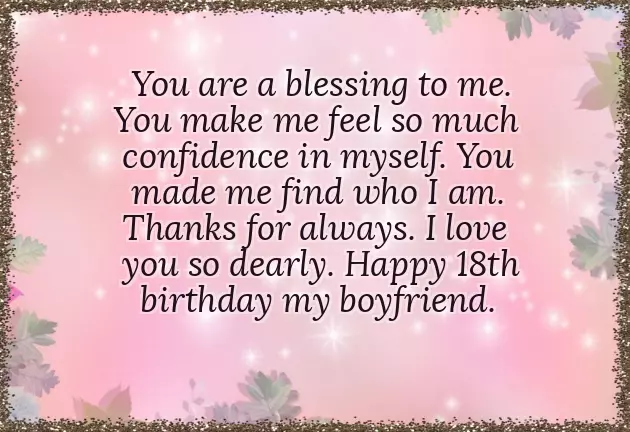Birthday Greetings For Boyfriend