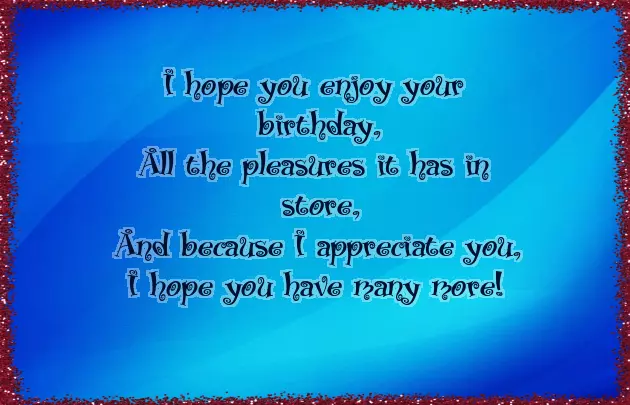 Birthday Poem For My Sister