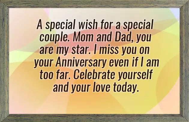 Happy Anniversary Wishes To My Mom And Dad