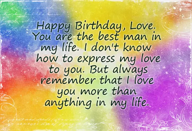 Birthday Wishes For Boyfriend Cute