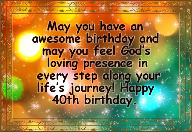 Funny Birthday Wishes For 40