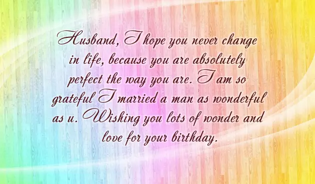 Bday Thoughts For Hubby
