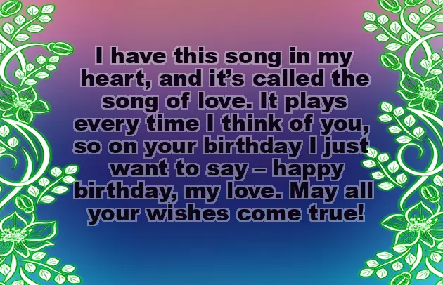 Romantic Bf Birthday Wishes Romantic Bf Birthday Wishes