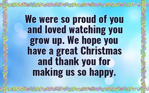 Christmas Wishes For My Son