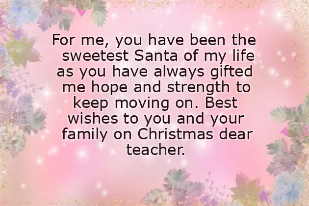 Christmas Message For Teachers Christmas Message For Teachers