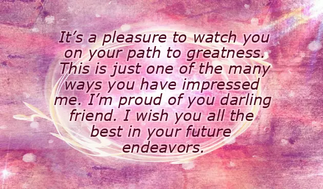 I Wish You All The Best In Your Future