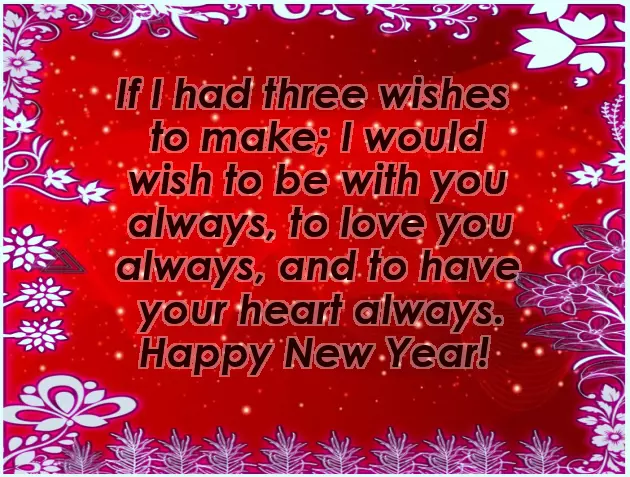 Happy New Year My Love Wishes
