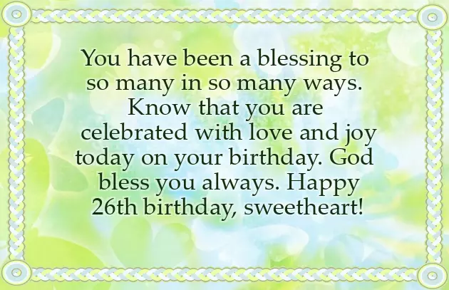 26 Birthday Quotes