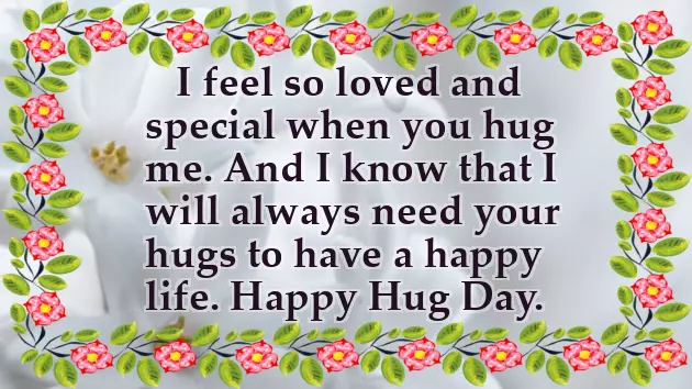 Hug Day Wishes