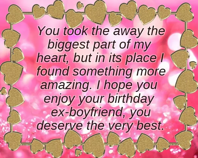 Best Birthday Quotes For Ex Boyfriend