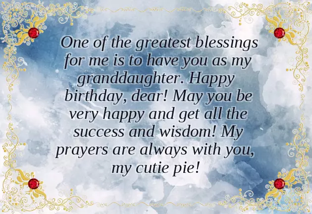 Birthday Wishes For Great Granddaughter