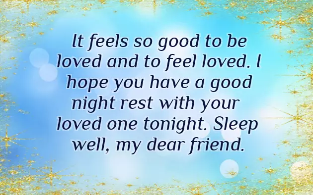 Good Night Wishes For A Friend