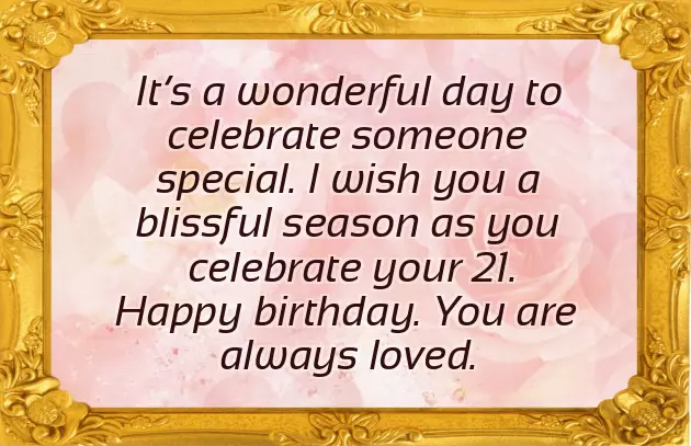 21St Birthday Greetings