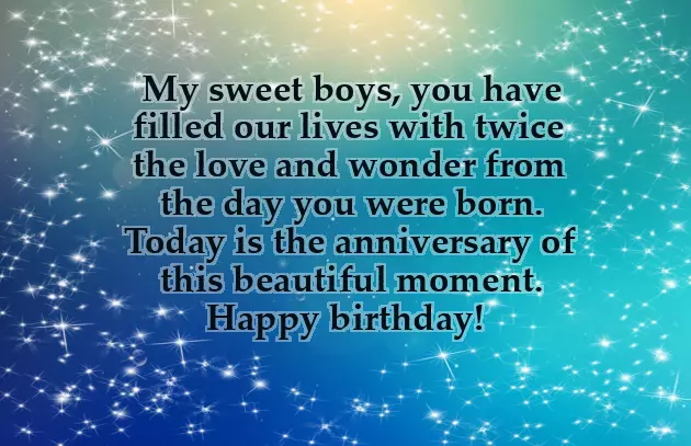 Best Wishes For New Born Baby Twins