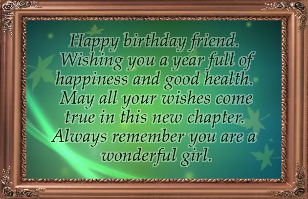 Birthday Wishes To A Special Female Friend