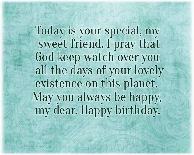 Prayer For Best Friend On Her Birthday