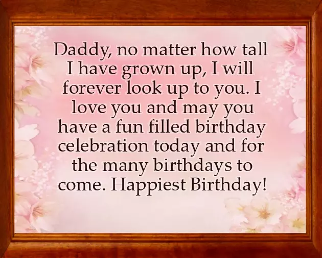 Happy Birthday My Dear Daddy