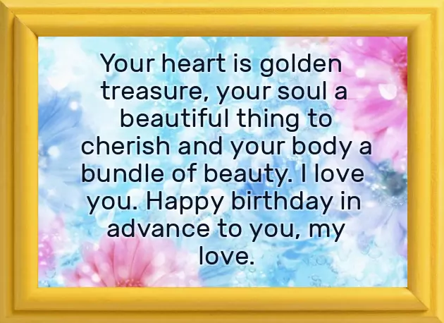 Advance Happy Birthday Quotes For Lover Advance Happy Birthday Quotes For Lover