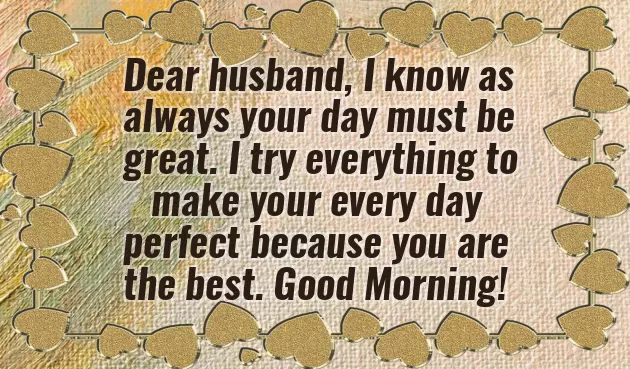 Romantic Good Morning Message For Husband