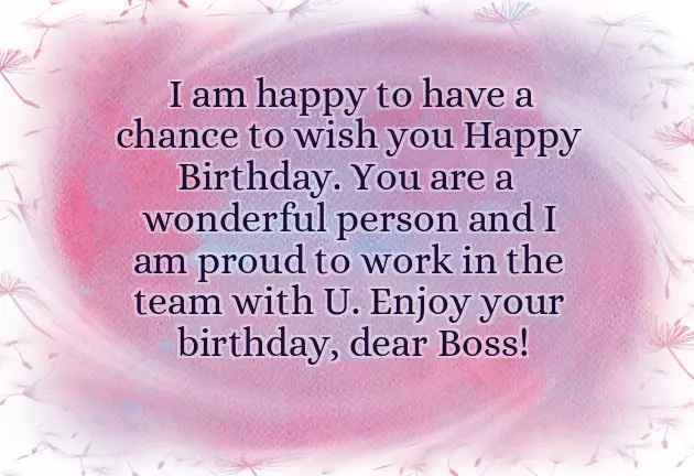 Happy Birthday Wishes For A Boss