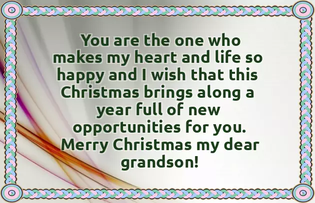 Christmas Greetings For Grandchildren