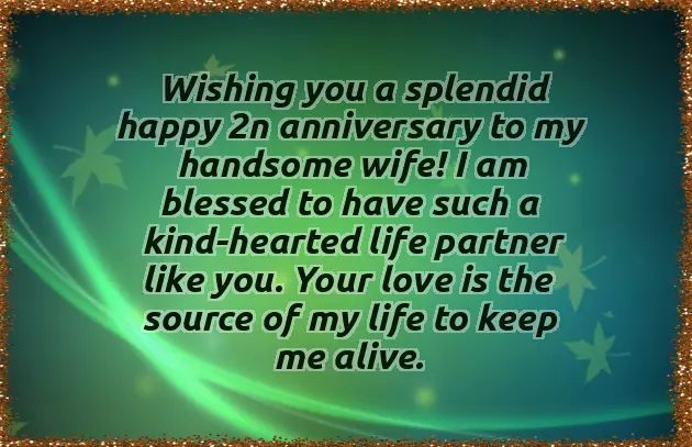 Happy Anniversary My Lovely Wife