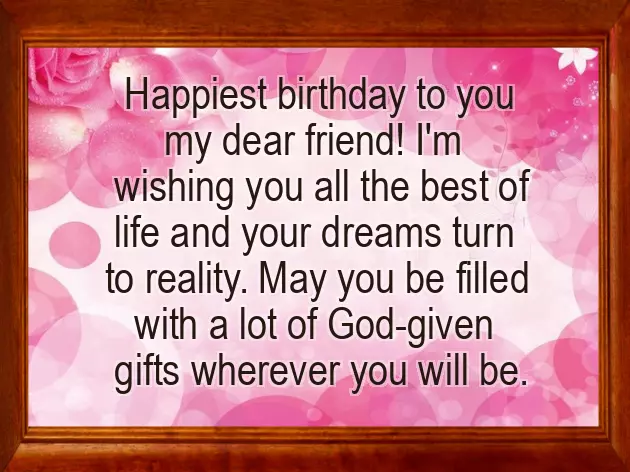 Happy Birthday To A Childhood Female Friend